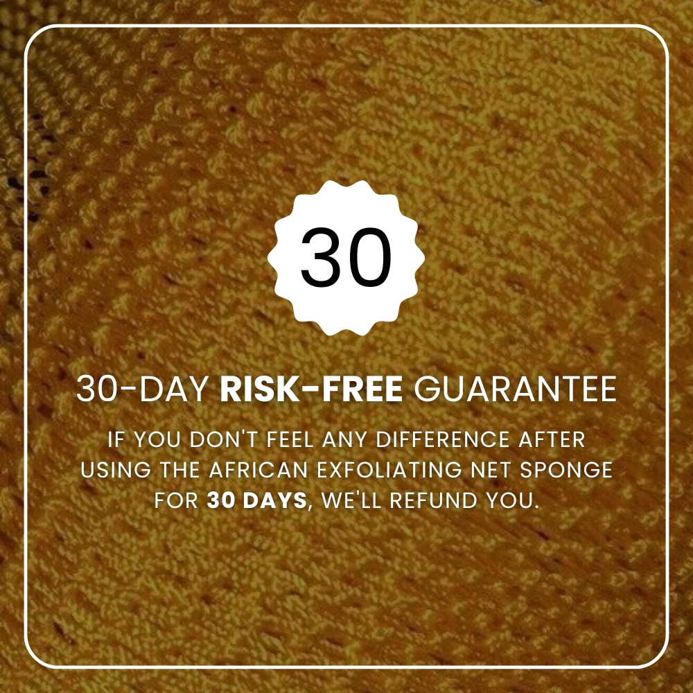 100% Authentic African Exfoliating Net Sponge