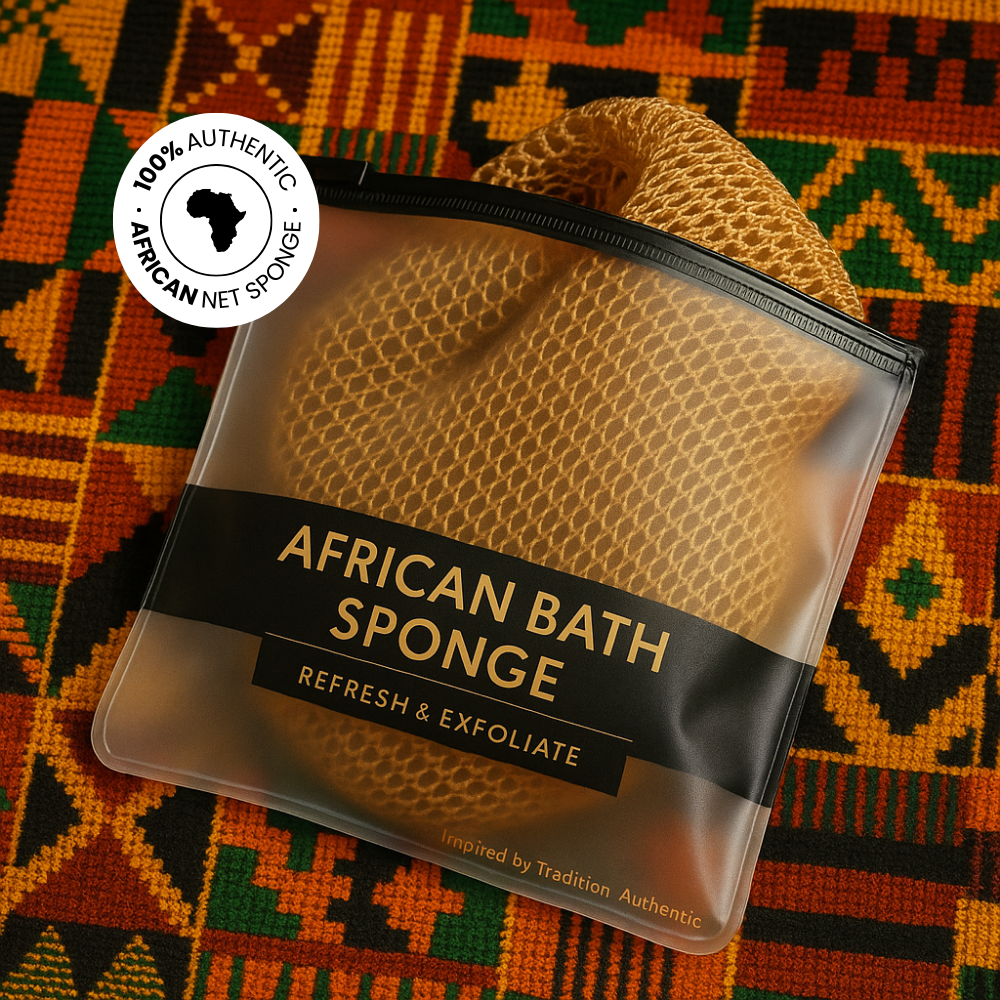 100% Authentic African Exfoliating Net Sponge