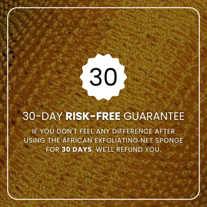 100% Authentic African Exfoliating Net Sponge